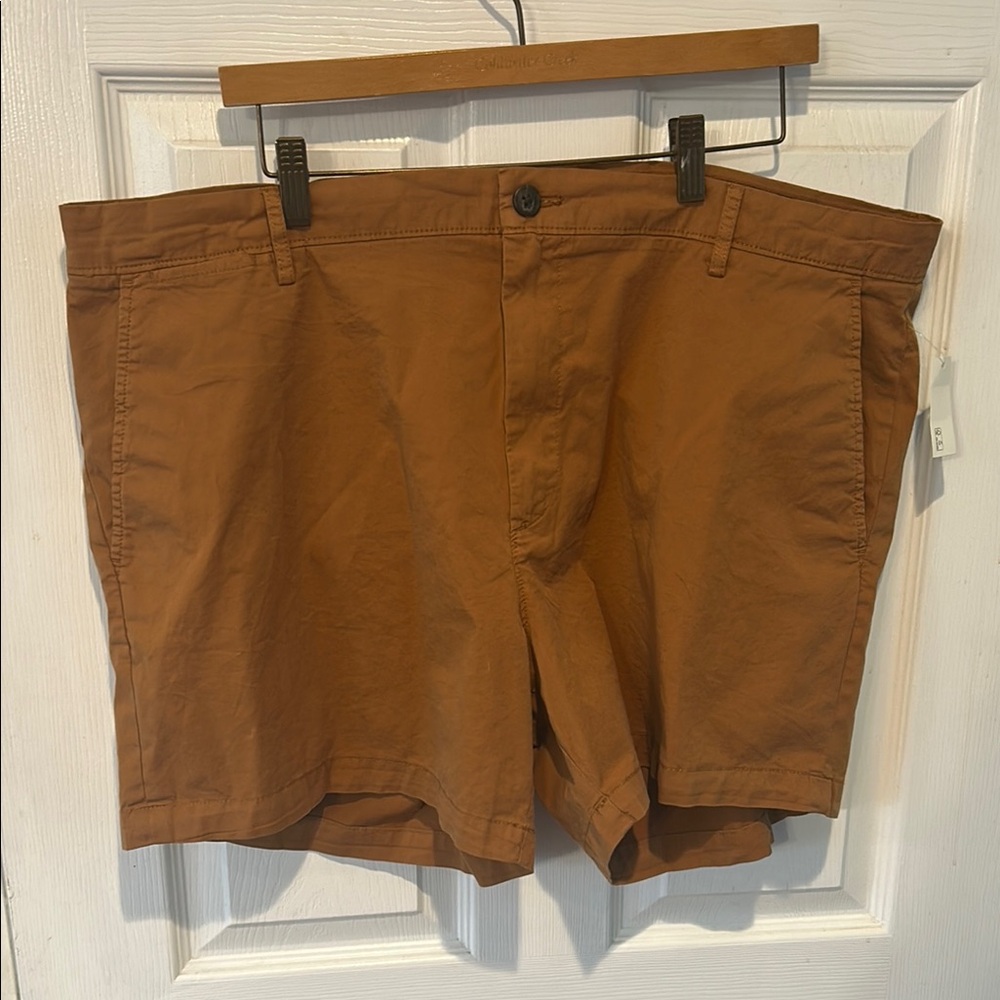 Men's Brown Casual Shorts Set